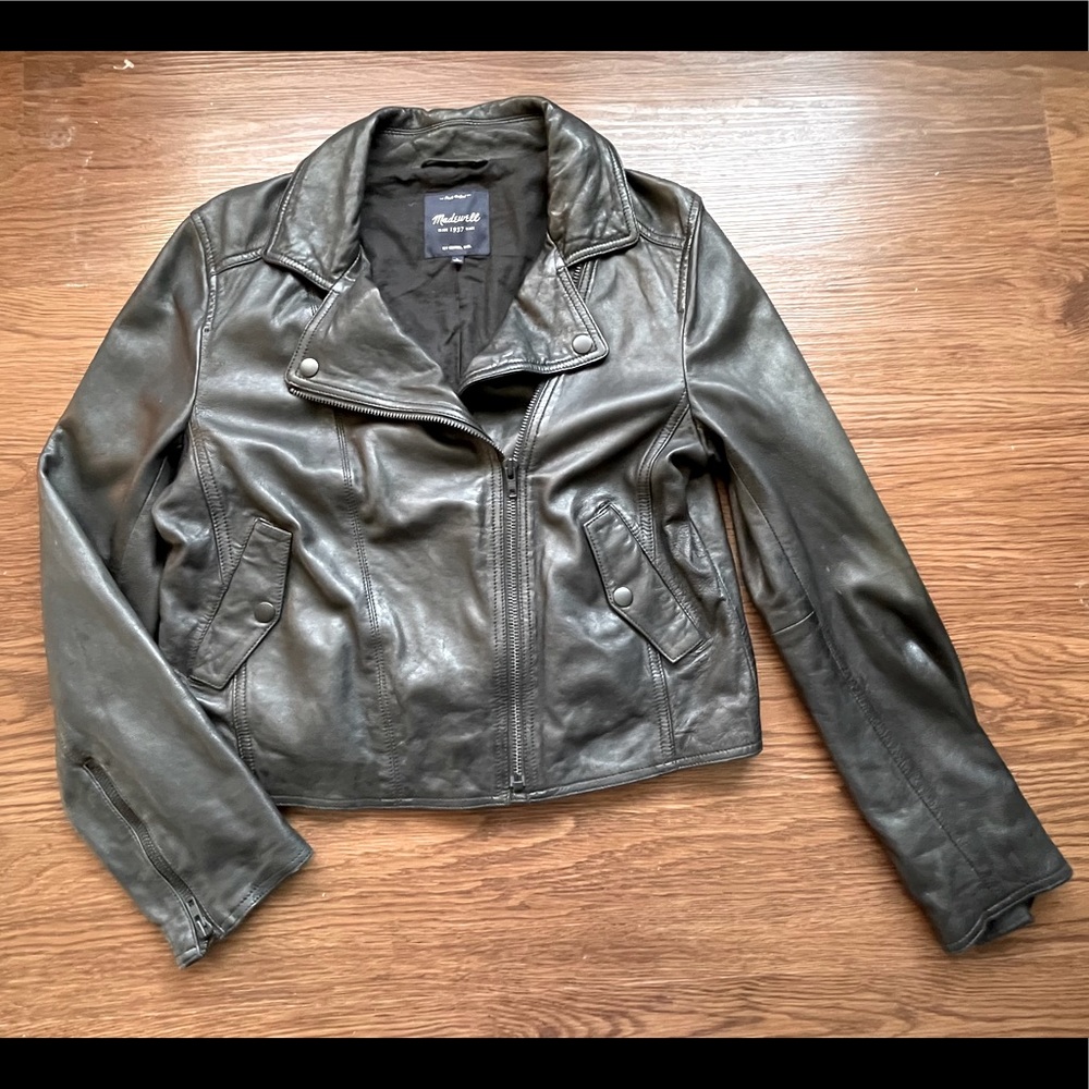 Madewell leather jacket